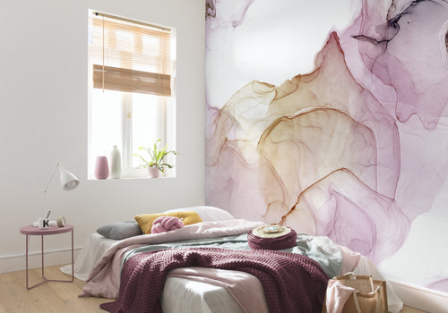 Komar Non Woven Wall Mural Inx8 084 Shiny Fluid Interieur | Yourdecoration.co.uk