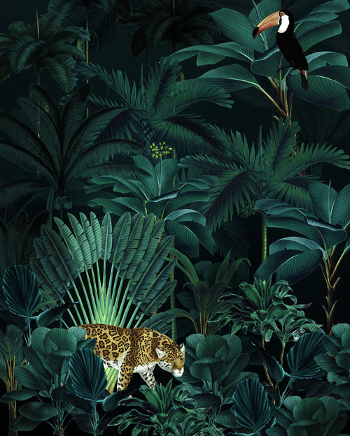 Komar Non Woven Wall Mural X4 1027 Jungle Night | Yourdecoration.co.uk