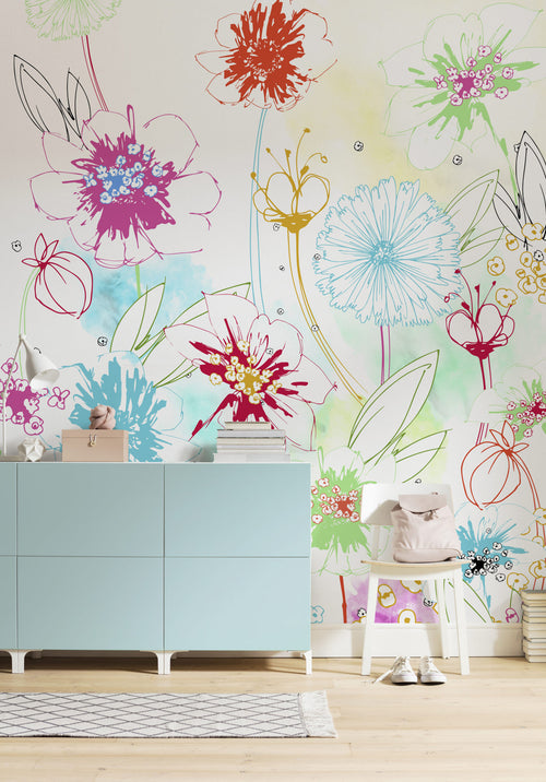 Komar Non Woven Wall Mural X4 1032 Joyful Interieur | Yourdecoration.co.uk