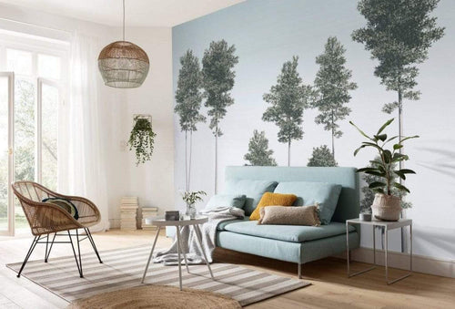 Komar Pines Non Woven Wall Mural 400x280cm 4 Panels Ambiance | Yourdecoration.co.uk