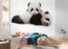 Komar Reuzenpanda Non Woven Wall Mural 300X280Cm 6 Parts Ambiance | Yourdecoration.co.uk