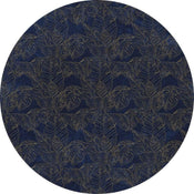 Komar Royal Blue Wall Mural 125x125cm Round | Yourdecoration.co.uk