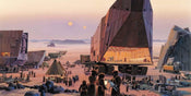 Komar Star Wars Classic RMQ Java Market Non Woven Wall Mural 500x250cm 10 Panels | Yourdecoration.co.uk