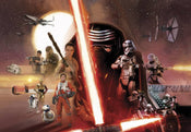 Komar Star Wars EP7 Collage Wall Mural 368x254cm | Yourdecoration.co.uk