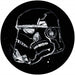 Komar Star Wars Ink Stormtrooper Self Adhesive Wall Mural 125x125cm Round | Yourdecoration.co.uk