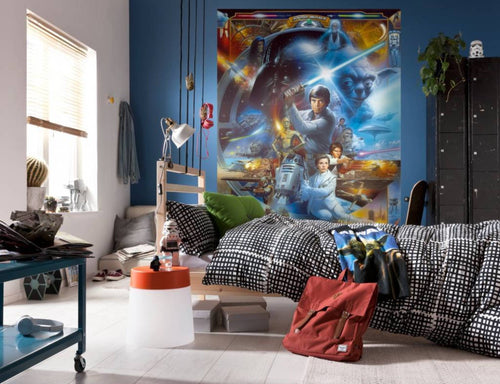 Komar Star Wars Luke Skywalker Collage Wall Mural 184x254cm | Yourdecoration.co.uk