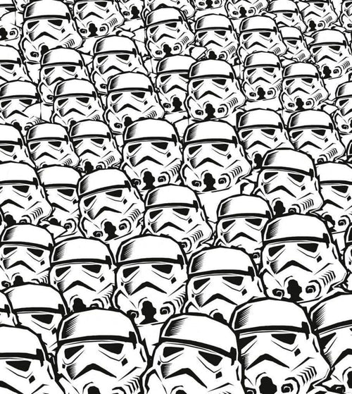 Komar Star Wars Stormtrooper Swarm Non Woven Wall Mural 250x280cm 5 Panels | Yourdecoration.co.uk