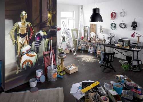 Komar Star Wars Three Droids Wall Mural 184x254cm | Yourdecoration.co.uk