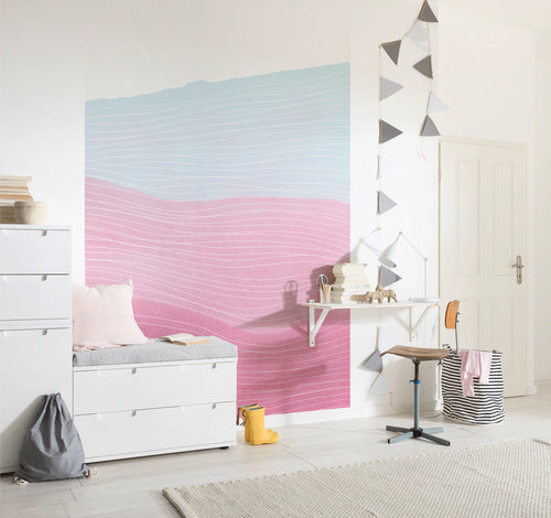 Komar Strawberry Streets Non Woven Wall Murals 200x250cm 2 panels Ambiance | Yourdecoration.co.uk