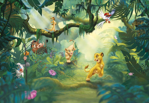 Komar The Lion King Jungle Wall Mural 368x254cm | Yourdecoration.co.uk