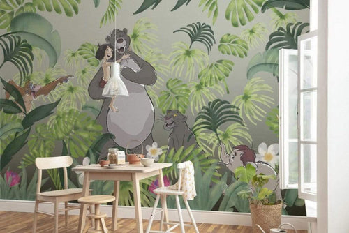 Komar Welcome to the Jungle Non Woven Wall Mural 400x280cm 8 Panels Ambiance | Yourdecoration.co.uk