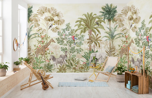 Komar Wild Wonderland Non Woven Wall Murals 300x250cm 3 panels Ambiance | Yourdecoration.co.uk