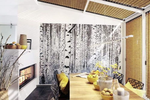 Komar Woods Wall Mural 400x270cm 8 Panels Ambiance | Yourdecoration.co.uk