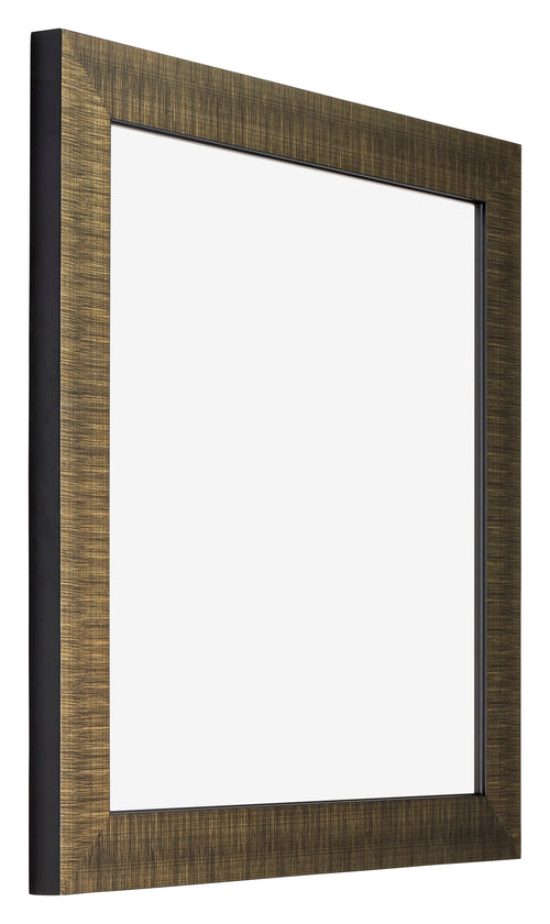 Leeds Wooden Photo Frame 35x35cm Champagne Brushed Front Oblique | Yourdecoration.co.uk