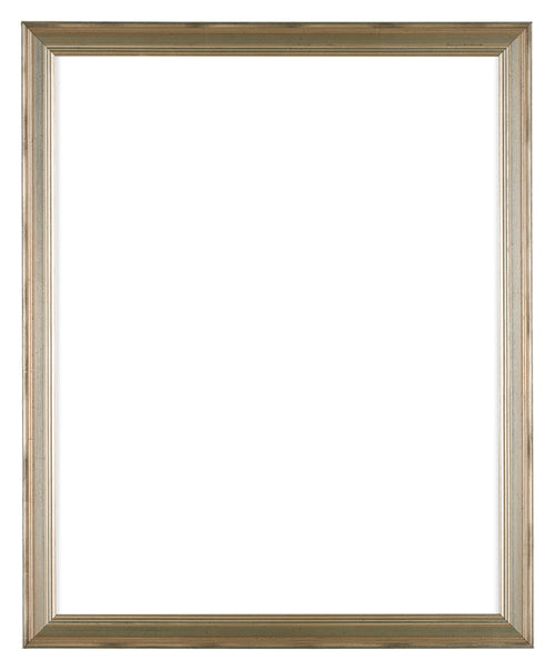 Lincoln Wood Photo Frame 20x25cm Silver Front | Yourdecoration.co.uk