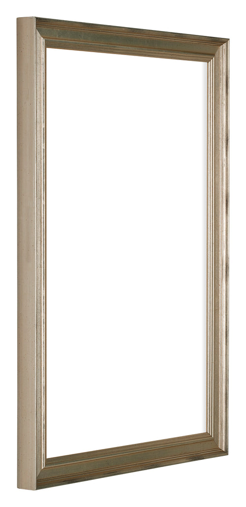 Lincoln Wood Photo Frame 20x30cm Silver Front Oblique | Yourdecoration.co.uk