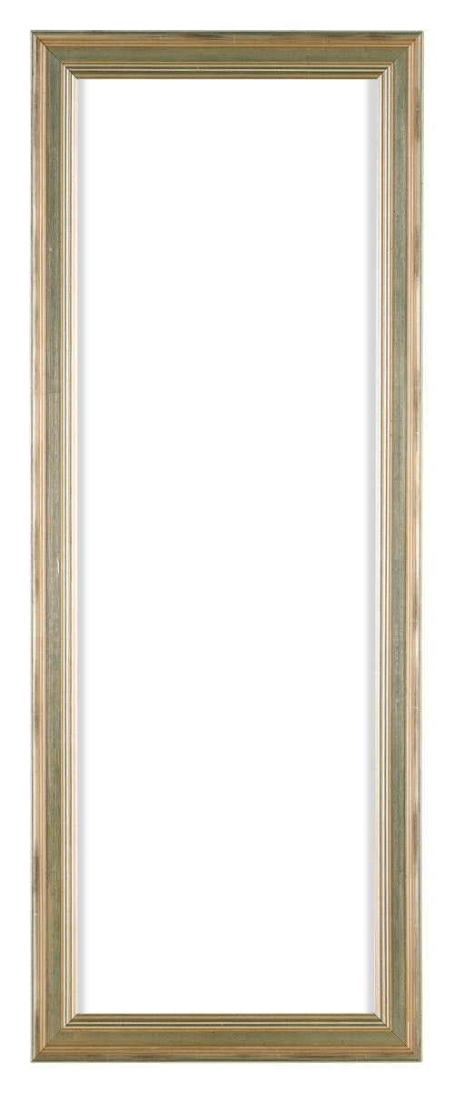 Lincoln Wood Photo Frame 20x60cm Silver Front | Yourdecoration.co.uk