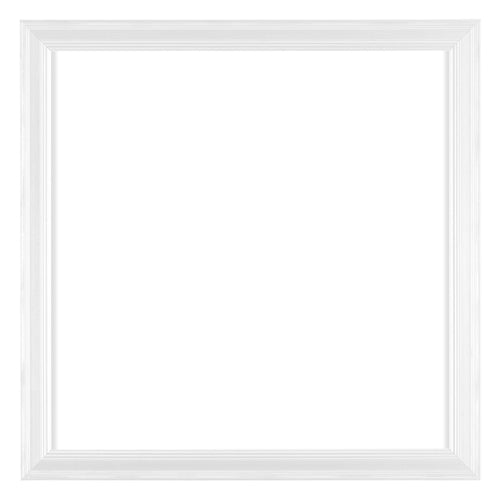 Lincoln Wood Photo Frame 25x25cm White Front | Yourdecoration.co.uk