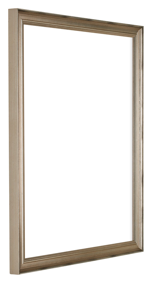 Lincoln Wood Photo Frame 25x30cm Silver Front Oblique | Yourdecoration.co.uk