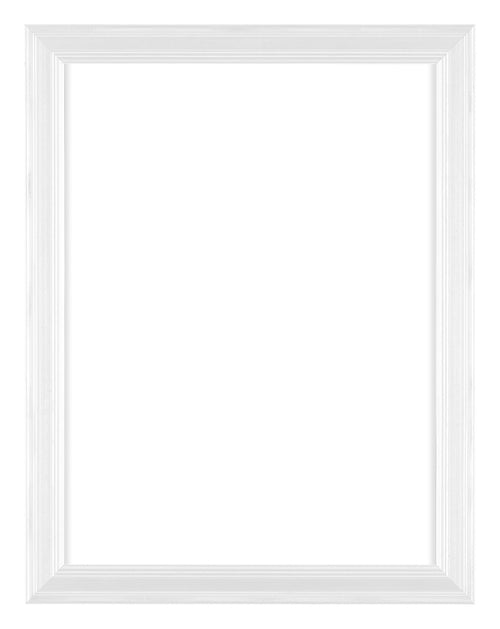 Lincoln Wood Photo Frame 30x40cm White Front | Yourdecoration.co.uk