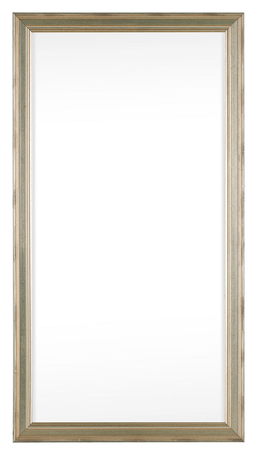 Lincoln Wood Photo Frame 30x60cm Silver Front | Yourdecoration.co.uk