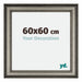 Liverpool Wooden Photo Frame 60x60cm Silver Front Size | Yourdecoration.co.uk