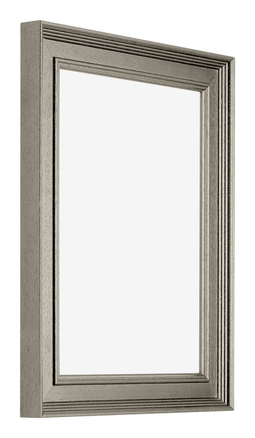 Liverpool Wooden Photo Frame 75x100cm Silver Front Oblique | Yourdecoration.co.uk