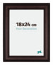 Londen Wooden Photo Frame 18x24cm Brown Wenge Front Size | Yourdecoration.co.uk