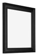 Londen Wooden Photo Frame 20x20cm Black Front Oblique | Yourdecoration.co.uk