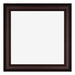 Londen Wooden Photo Frame 20x20cm Brown Wenge Front | Yourdecoration.co.uk