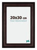 Londen Wooden Photo Frame 20x30cm Brown Wenge Front Size | Yourdecoration.co.uk