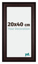 Londen Wooden Photo Frame 20x40cm Brown Wenge Front Size | Yourdecoration.co.uk