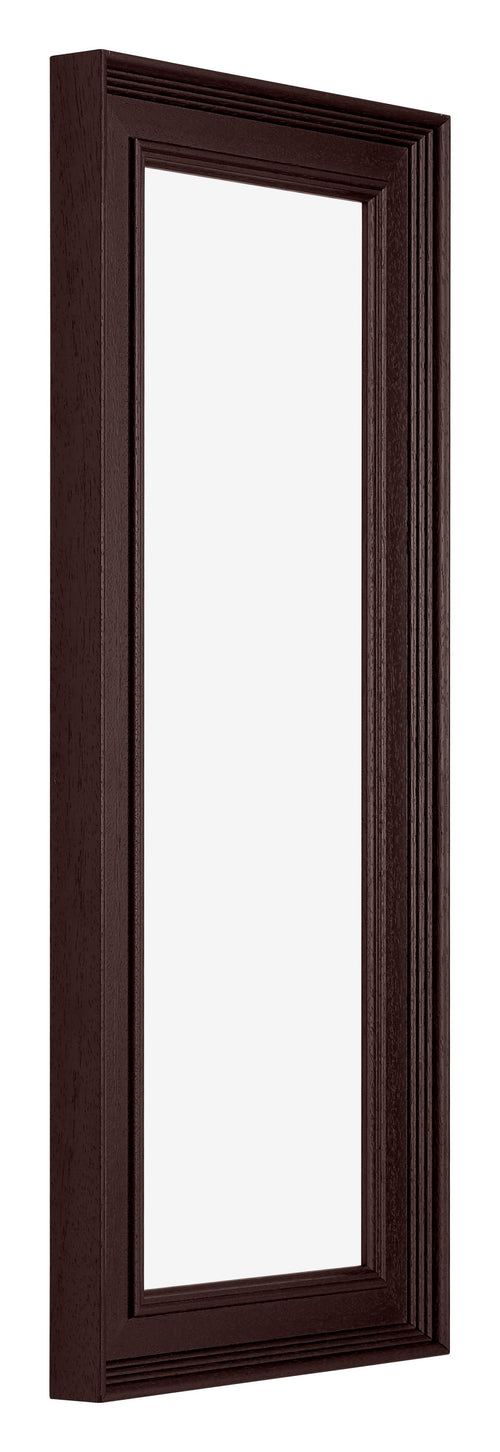 Londen Wooden Photo Frame 20x60cm Brown Wenge Front Oblique | Yourdecoration.co.uk