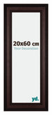 Londen Wooden Photo Frame 20x60cm Brown Wenge Front Size | Yourdecoration.co.uk