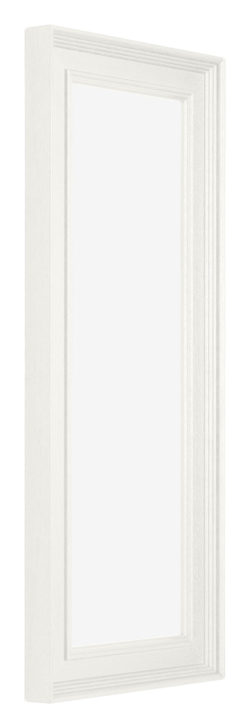 Londen Wooden Photo Frame 20x60cm White Front Oblique | Yourdecoration.co.uk