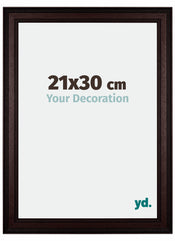 Londen Wooden Photo Frame 21x30cm Brown Wenge Front Size | Yourdecoration.co.uk