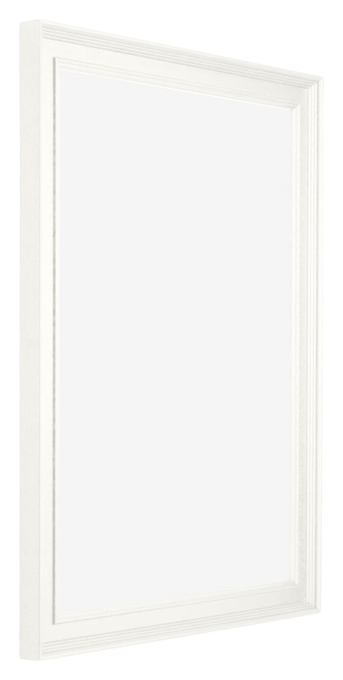 Londen Wooden Photo Frame 21x30cm White Front Oblique | Yourdecoration.co.uk