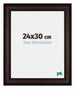 Londen Wooden Photo Frame 24x30cm Brown Wenge Front Size | Yourdecoration.co.uk