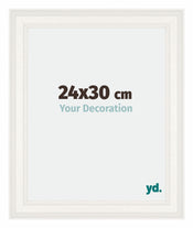 Londen Wooden Photo Frame 24x30cm White Front Size | Yourdecoration.co.uk