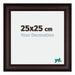 Londen Wooden Photo Frame 25x25cm Brown Wenge Front Size | Yourdecoration.co.uk