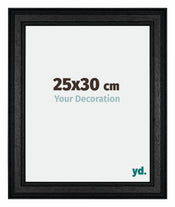 Londen Wooden Photo Frame 25x30cm Black Front Size | Yourdecoration.co.uk