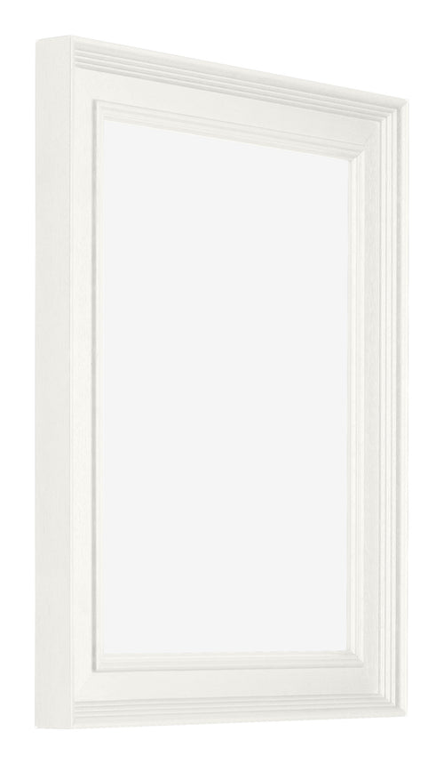 Londen Wooden Photo Frame 30x40cm White Front Oblique | Yourdecoration.co.uk