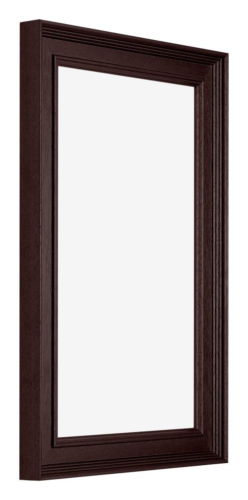 Londen Wooden Photo Frame 30x50cm Brown Wenge Front Oblique | Yourdecoration.co.uk