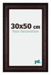 Londen Wooden Photo Frame 30x50cm Brown Wenge Front Size | Yourdecoration.co.uk