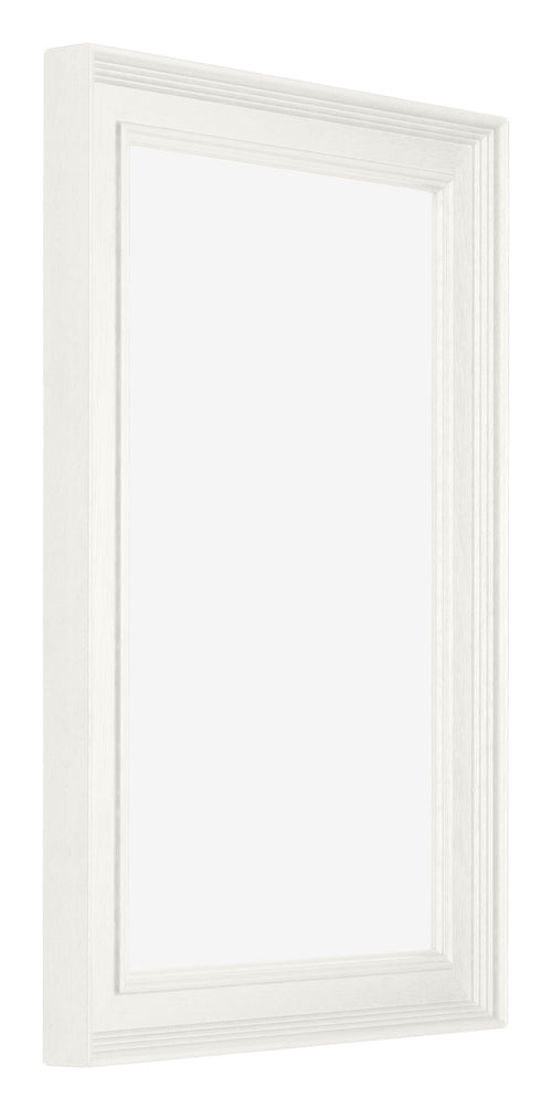 Londen Wooden Photo Frame 30x50cm White Front Oblique | Yourdecoration.co.uk