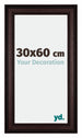 Londen Wooden Photo Frame 30x60cm Brown Wenge Front Size | Yourdecoration.co.uk