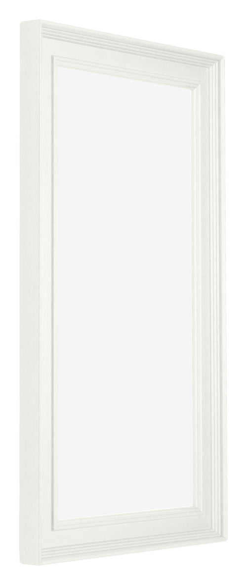 Londen Wooden Photo Frame 30x60cm White Front Oblique | Yourdecoration.co.uk