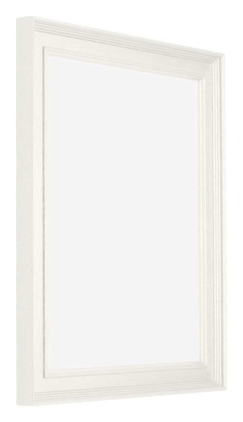 Londen Wooden Photo Frame 35x45cm White Front Oblique | Yourdecoration.co.uk