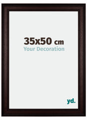 Londen Wooden Photo Frame 35x50cm Brown Wenge Front Size | Yourdecoration.co.uk