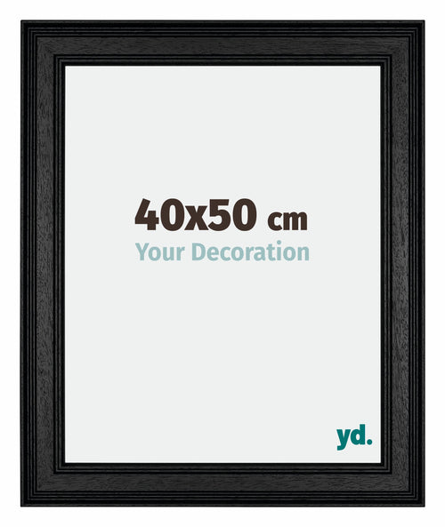 Londen Wooden Photo Frame 40x50cm Black Front Size | Yourdecoration.co.uk